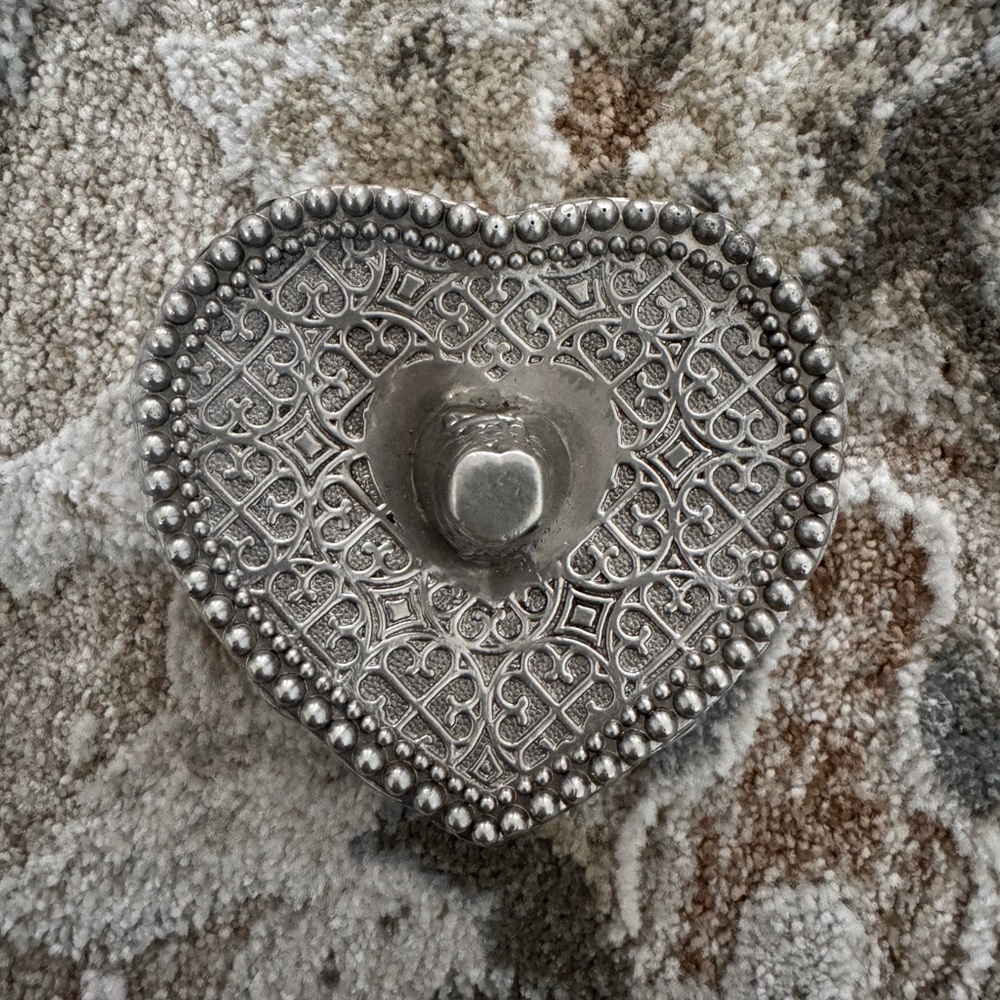 Vintage Silver Ring Holder